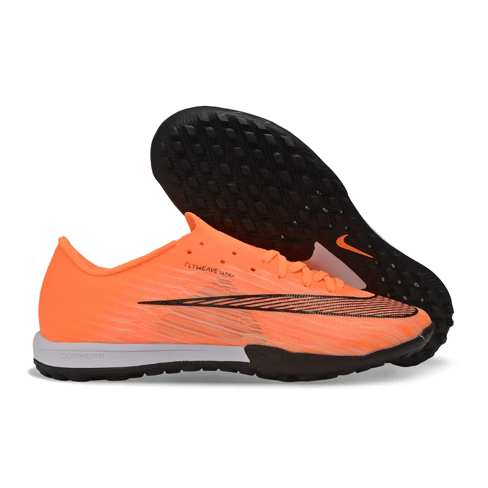 Chuteira Society Nike Air Zoom Mercurial Superfly 11 Elite TF Laranja e Preto