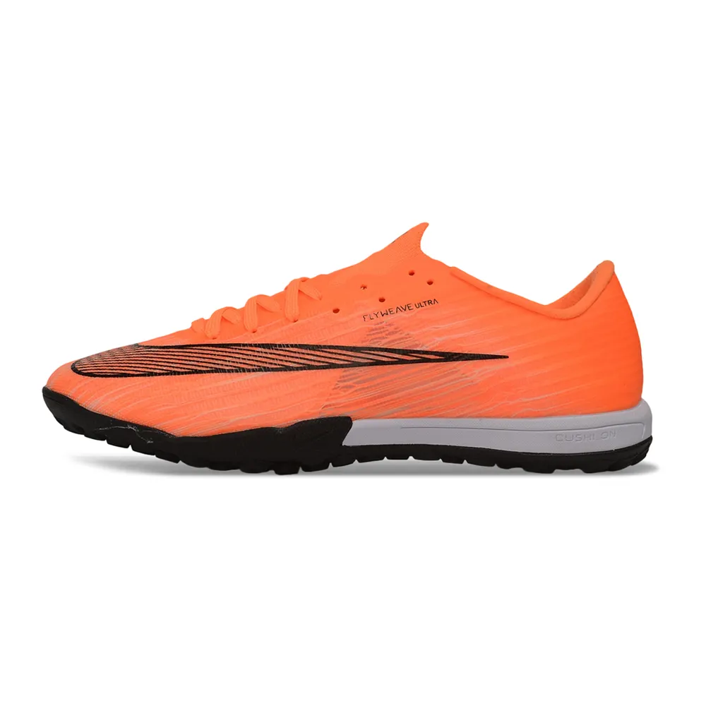 Chuteira Society Nike Air Zoom Mercurial Superfly 11 Elite TF Laranja e Preto
