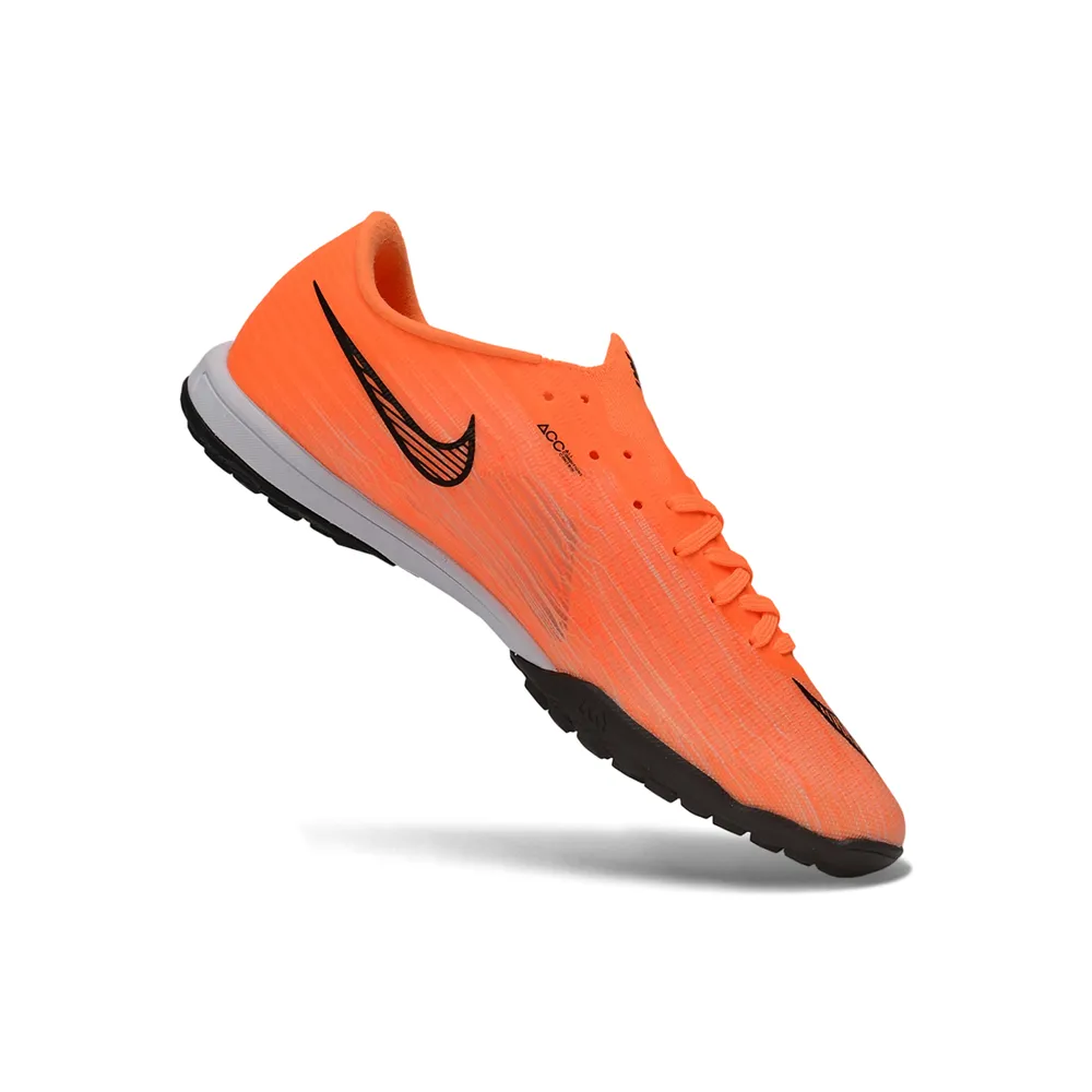 Chuteira Society Nike Air Zoom Mercurial Superfly 11 Elite TF Laranja e Preto