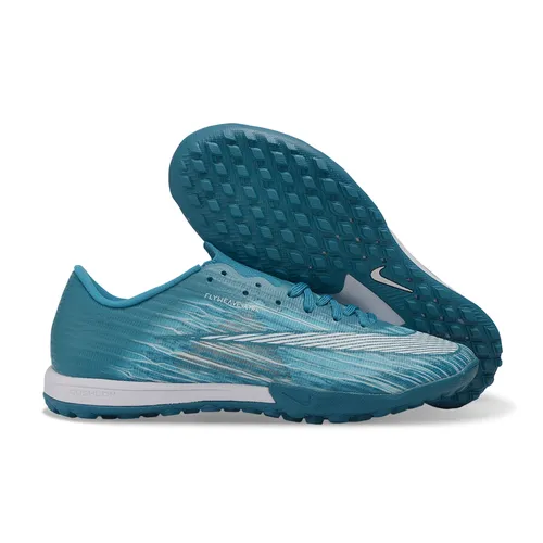 Chuteira Society Nike Air Zoom Mercurial Superfly 11 Elite TF Azul e Branco