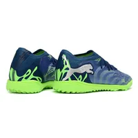 Chuteira Society Puma Future 9 TF Azul e Verde - imagem 3