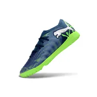 Chuteira Society Puma Future 9 TF Azul e Verde - imagem 5