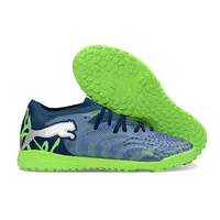 Chuteira Society Puma Future 9 TF Azul e Verde - imagem 2