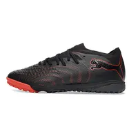 Chuteira Society Puma Future 9 TF Preto e Vermelho - imagem 1