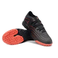 Chuteira Society Puma Future 9 TF Preto e Vermelho - imagem 4