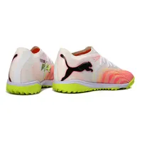 Chuteira Society Puma Future 9 TF Branco, Rosa e Verde - imagem 3