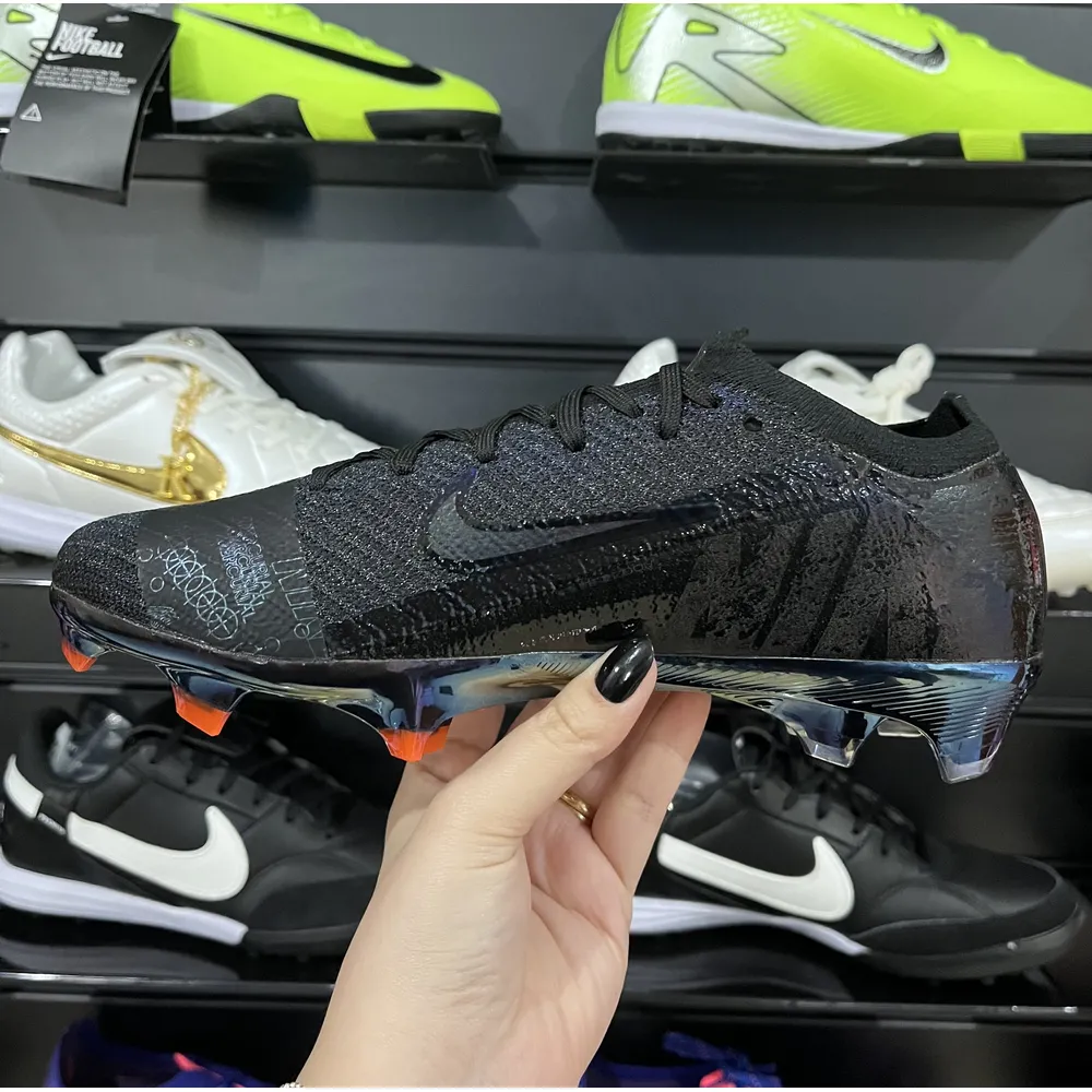 Chuteira Campo Nike Air Zoom Mercurial Vapor 16 Elite FG Preto - Pronta Entrega