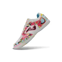 Chuteira Futsal Joma Top Flex Rebound IC Branco, Rosa e Azul - imagem 2