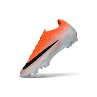Chuteira Campo Nike Mercurial Vapor 17 Elite FG Branco e Laranja - imagem 5