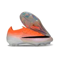 Chuteira Campo Nike Mercurial Vapor 17 Elite FG Branco e Laranja - imagem 2
