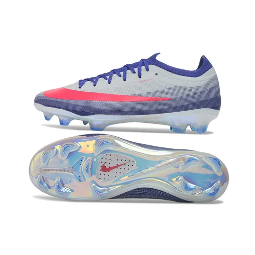 Chuteira Campo Nike Mercurial Vapor 17 Elite FG Azul, Branco e Rosa