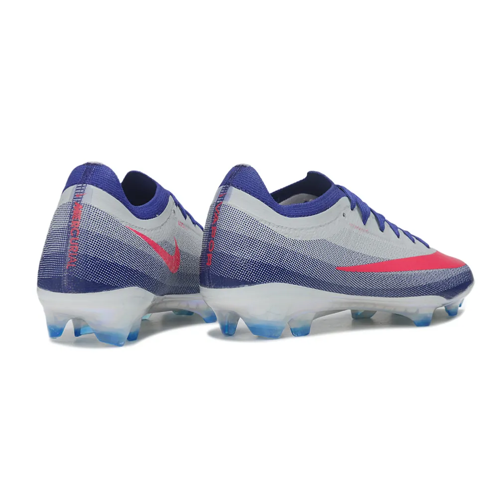 Chuteira Campo Nike Mercurial Vapor 17 Elite FG Azul, Branco e Rosa