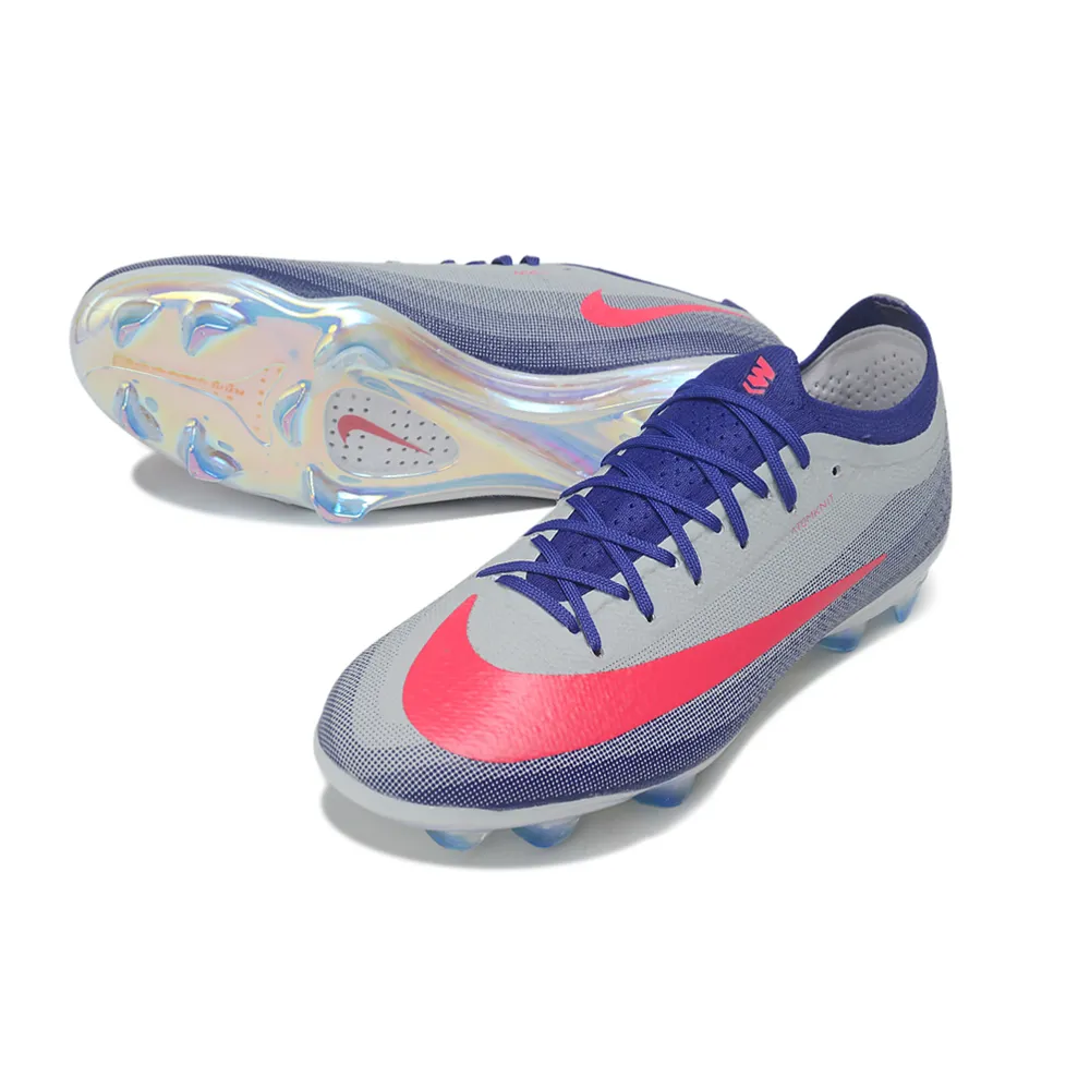 Chuteira Campo Nike Mercurial Vapor 17 Elite FG Azul, Branco e Rosa