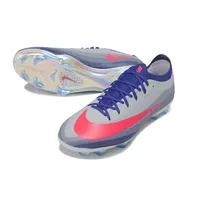 Chuteira Campo Nike Mercurial Vapor 17 Elite FG Azul, Branco e Rosa - imagem 4