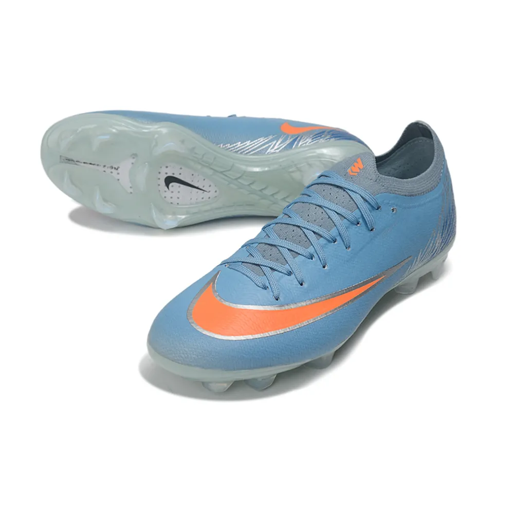 Chuteira Campo Nike Mercurial Vapor 17 Elite FG Azul e Laranja