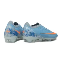 Chuteira Campo Nike Mercurial Vapor 17 Elite FG Azul e Laranja - imagem 4