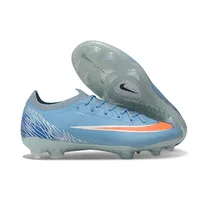 Chuteira Campo Nike Mercurial Vapor 17 Elite FG Azul e Laranja - imagem 3