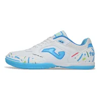 Chuteira Futsal Joma Top Flex Rebound IC Branco, Azul e Verde - imagem 1