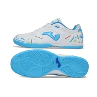 Chuteira Futsal Joma Top Flex Rebound IC Branco, Azul e Verde - imagem 6