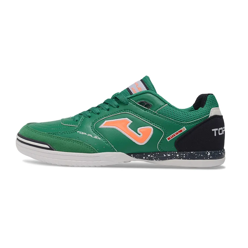 Chuteira Futsal Joma Top Flex Rebound IC Verde e Laranja