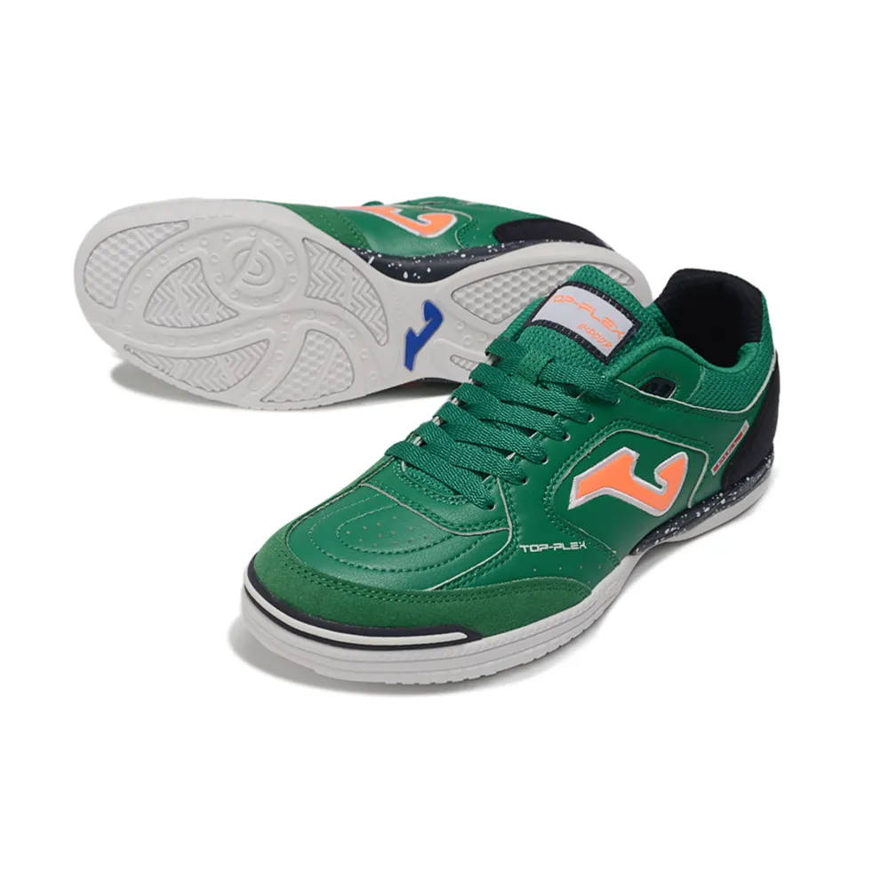 Chuteira Futsal Joma Top Flex Rebound IC Verde e Laranja