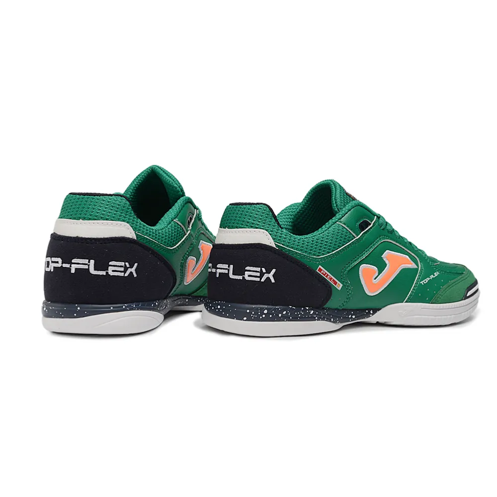 Chuteira Futsal Joma Top Flex Rebound IC Verde e Laranja