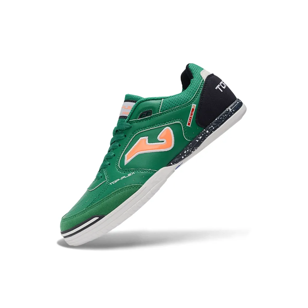 Chuteira Futsal Joma Top Flex Rebound IC Verde e Laranja