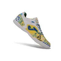 Chuteira Futsal Joma Top Flex Rebound IC Branco e Colorido - imagem 3