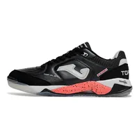 Chuteira Futsal Joma Top Flex Plus Rebound IC Preto, Branco e Vermelho - imagem 1