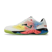 Chuteira Futsal Joma Top Flex Plus Rebound IC Branco e Colorido - imagem 1