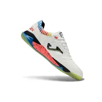 Chuteira Futsal Joma Top Flex Plus Rebound IC Branco e Colorido - imagem 6