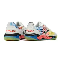 Chuteira Futsal Joma Top Flex Plus Rebound IC Branco e Colorido - imagem 3