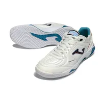 Chuteira Futsal Joma Top Flex Plus Rebound IC Branco e Azul - imagem 4