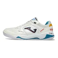 Chuteira Futsal Joma Top Flex Plus Rebound IC Branco e Azul - imagem 1
