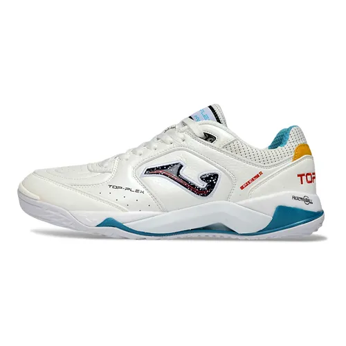 Chuteira Futsal Joma Top Flex Plus Rebound IC Branco e Azul