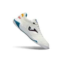 Chuteira Futsal Joma Top Flex Plus Rebound IC Branco e Azul - imagem 6