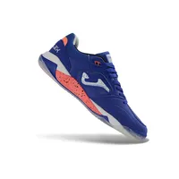 Chuteira Futsal Joma Top Flex Plus Rebound IC Azul e Laranja - imagem 6