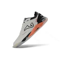 Chuteira Futsal Joma Top Flex Plus Rebound IC Branco, Preto e Laranja - imagem 5