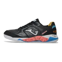 Chuteira Futsal Joma Top Flex Plus Rebound IC Preto, Azul e Laranja - imagem 1