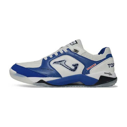 Chuteira Futsal Joma Top Flex Plus Rebound IC Branco e Azul