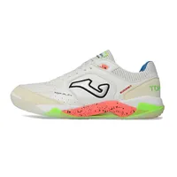 Chuteira Futsal Joma Top Flex Plus Rebound IC Branco, Bege e Verde - imagem 1