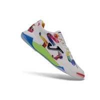 Chuteira Futsal Joma Top Flex Plus Rebound IC Branco e Colorida - imagem 4