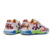 Chuteira Futsal Joma Top Flex Plus Rebound IC Branco e Colorida - imagem 2