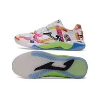 Chuteira Futsal Joma Top Flex Plus Rebound IC Branco e Colorida - imagem 6