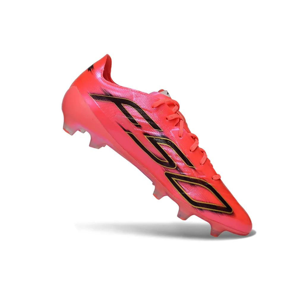 Chuteira Campo Adidas F50 Hyperfast FG Rosa e Preto