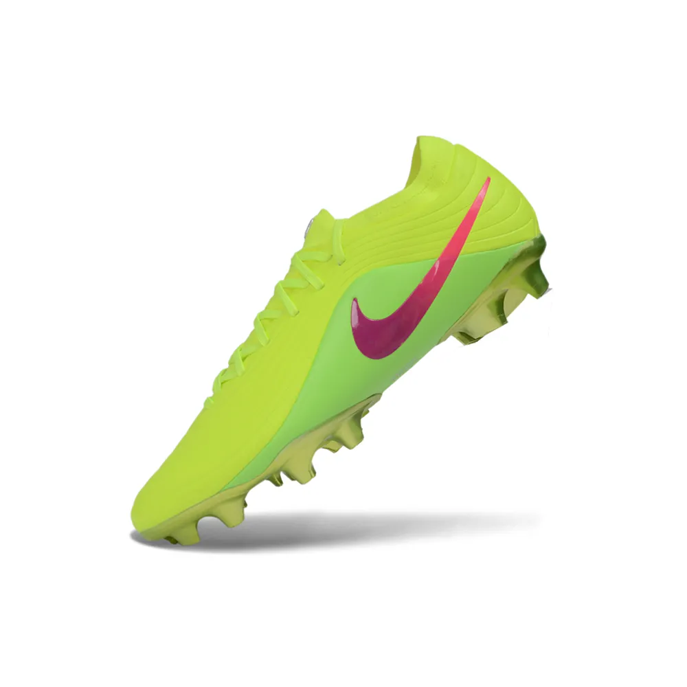 Chuteira Campo Nike Tiempo Maestro Elite FG Verde e Rosa