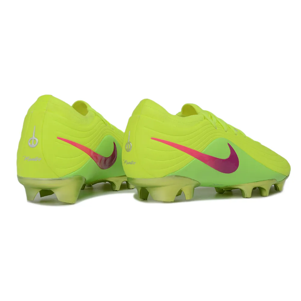 Chuteira Campo Nike Tiempo Maestro Elite FG Verde e Rosa