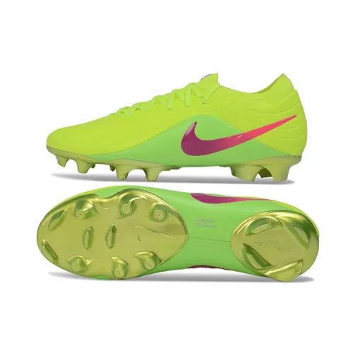 Chuteira Campo Nike Tiempo Maestro Elite FG Verde e Rosa
