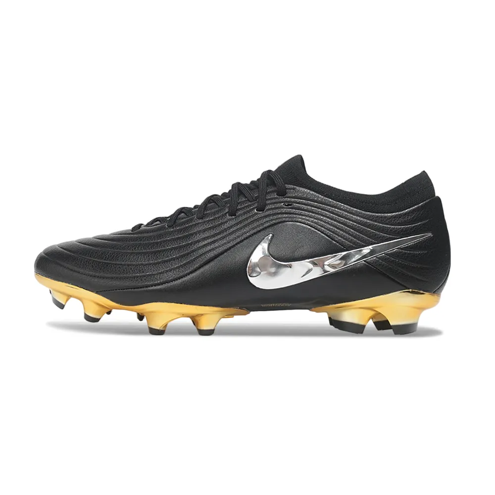 Chuteira Campo Nike Tiempo Maestro Elite FG Preto, Dourado e Prata