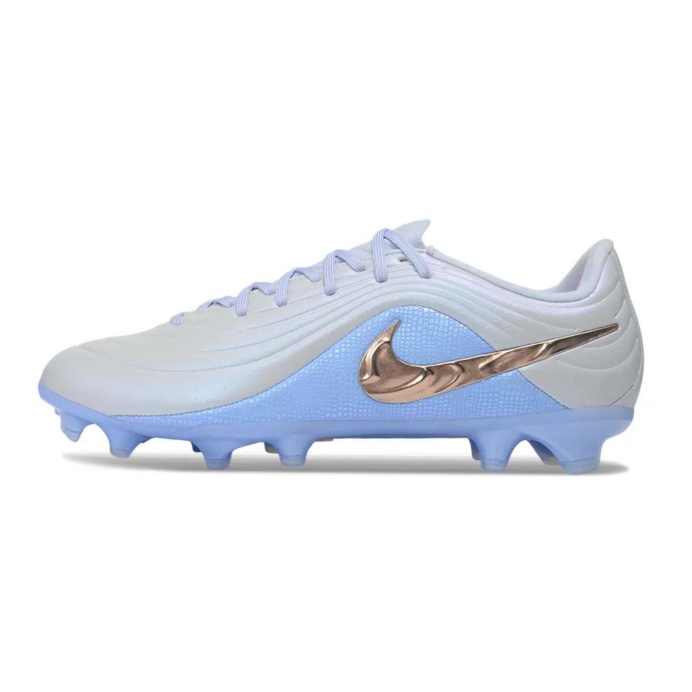 Chuteira Campo Nike Tiempo Maestro Elite FG Azul e Dourado
